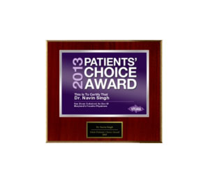 2013 Patients' Choice award